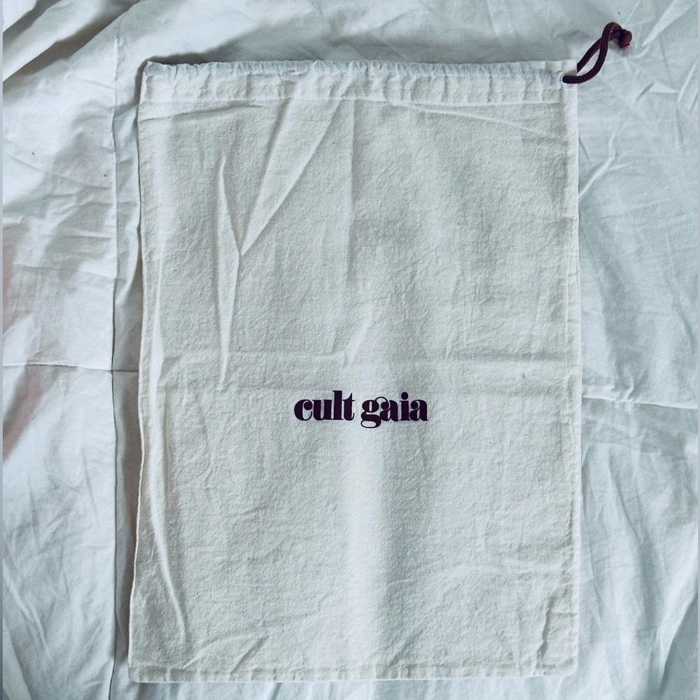 Cult Gaia Cream Dust Bag with Logo